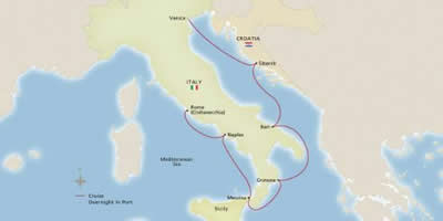 Italian Sojourn : Rome (Civitavecchia) to Venice (Chioggia)