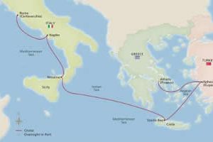 Journey to Antiquities : Athens (Piraeus) to Rome (Civitavecchia)