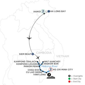 AVALON 2025: Fascinating Vietnam, Cambodia & the Mekong River with Hanoi & Ha Long Bay (Southbound) (WSHH)