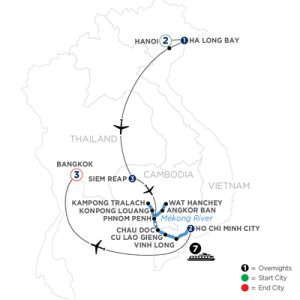 AVALON 2025: Fascinating Vietnam, Cambodia & the Mekong River with Hanoi, Ha Long Bay & Bangkok (Southbound) (WSHN)
